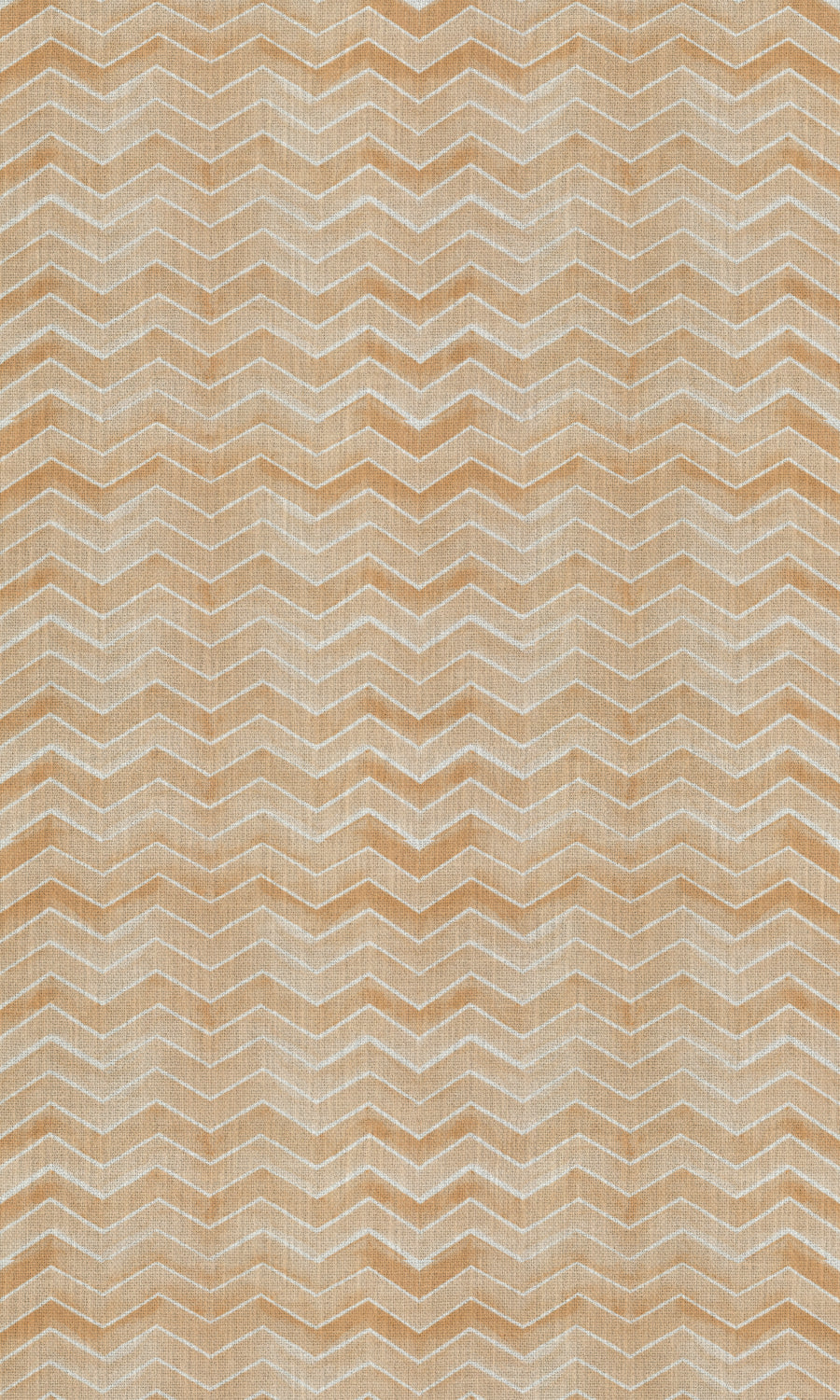 Chevron Print Fabric Material By the Metre (Orange/ Brown)