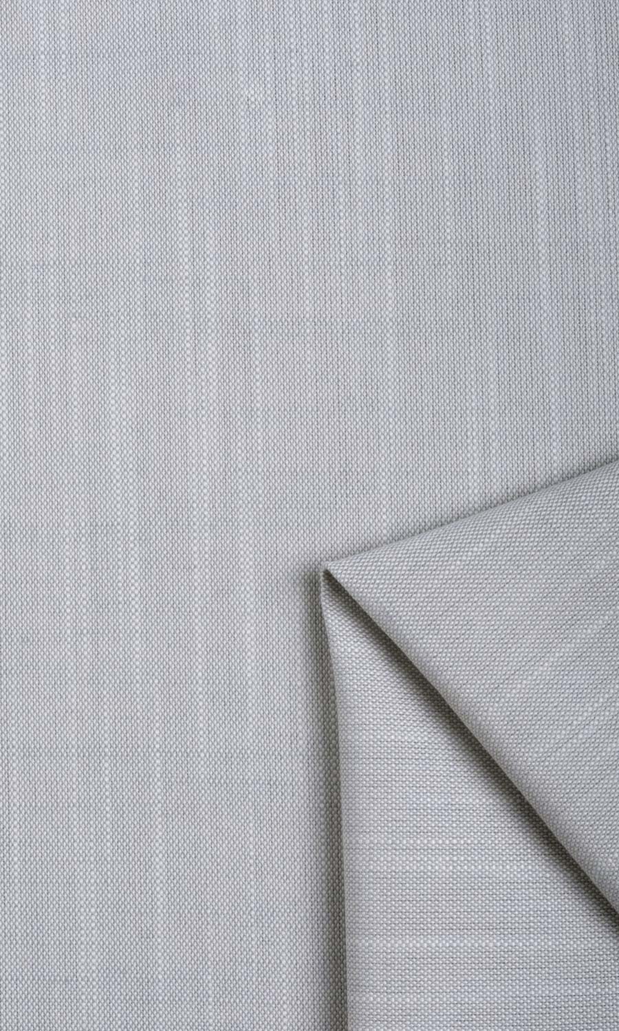 Plain Linen Texture Home Textile Fabric Material Sample (Silver Grey)