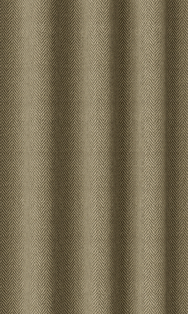 Herringbone Textured Home Décor Fabric By the Metre (Olive Green)