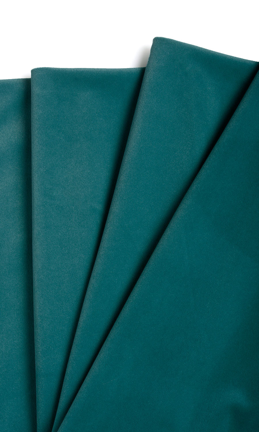 Velvet Window Treatments Fabric Sample (Teal Blue/ Green)