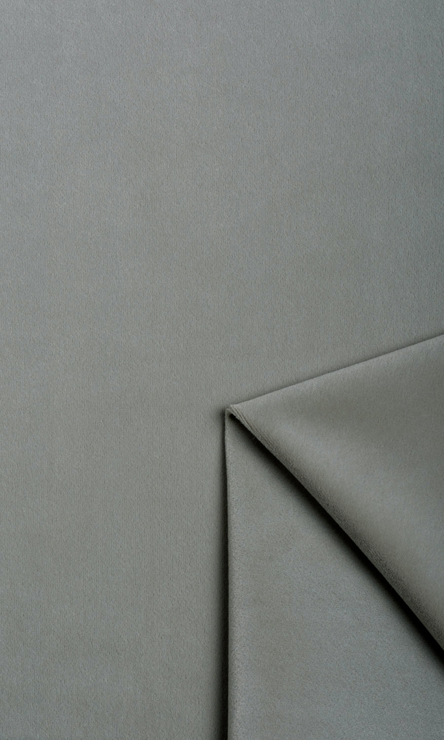 Velvet Window Treatments Fabric Sample (Fog Grey)