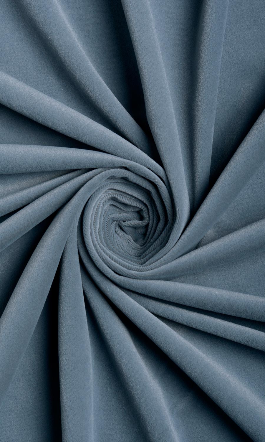 Velvet Home Décor Fabric By the Metre (Grey/ Blue)