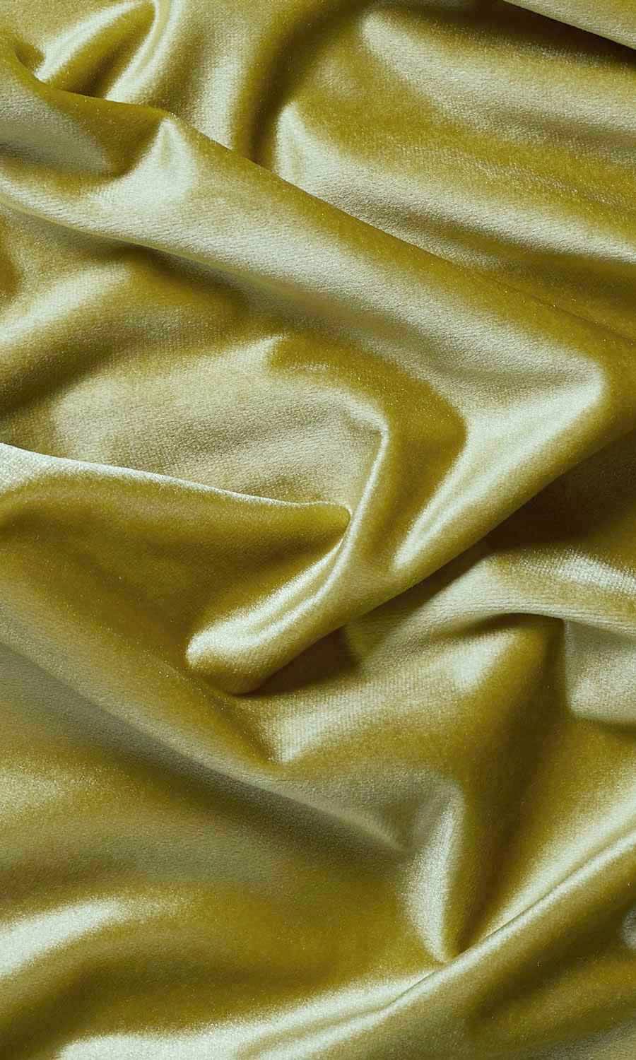Velvet Window Treatments Fabric By the Metre (Green)