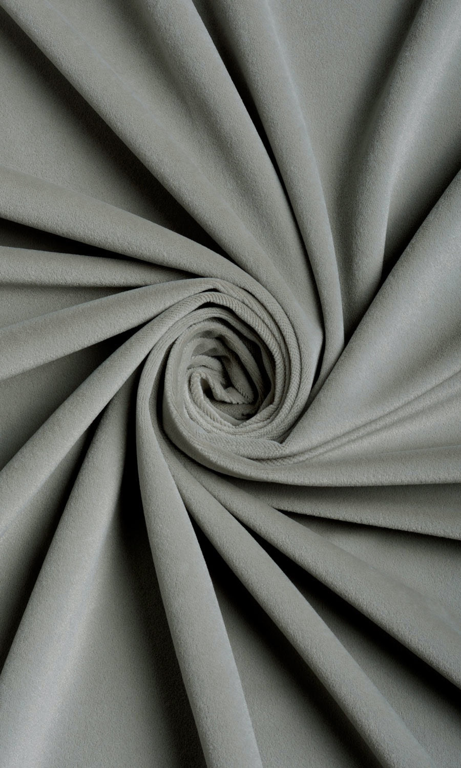 Velvet Home Textile Fabric Material Sample (Gray)