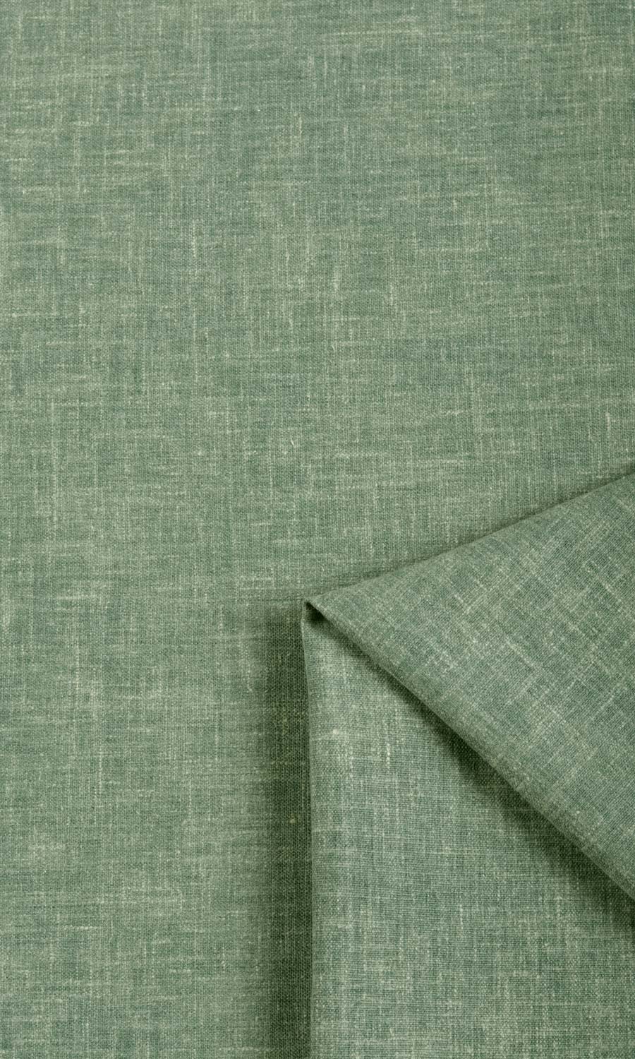 Poly-Cotton Blend Fabric Material By the Metre (Jade)