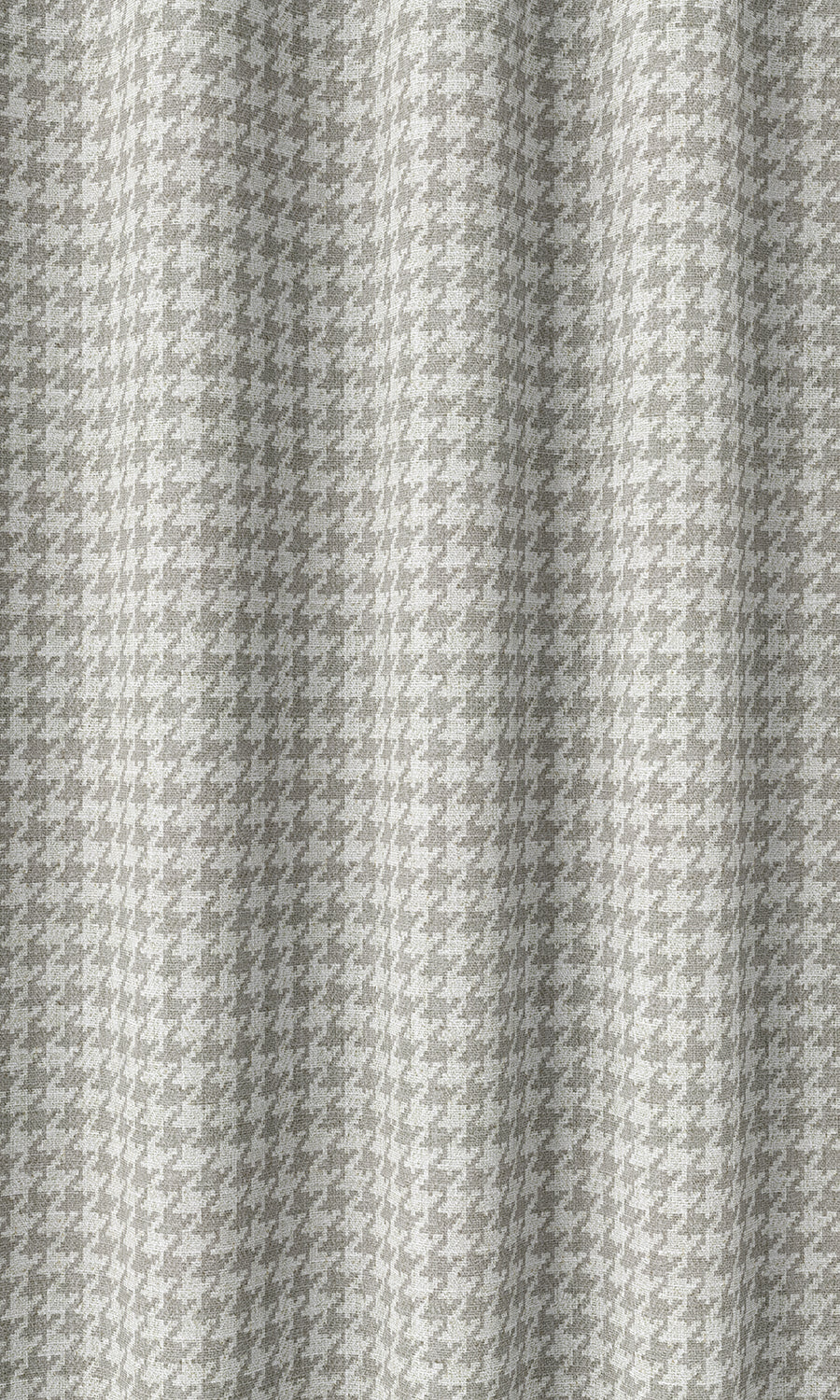 Houndstooth Print Home Décor Fabric Sample (Grey/ White)