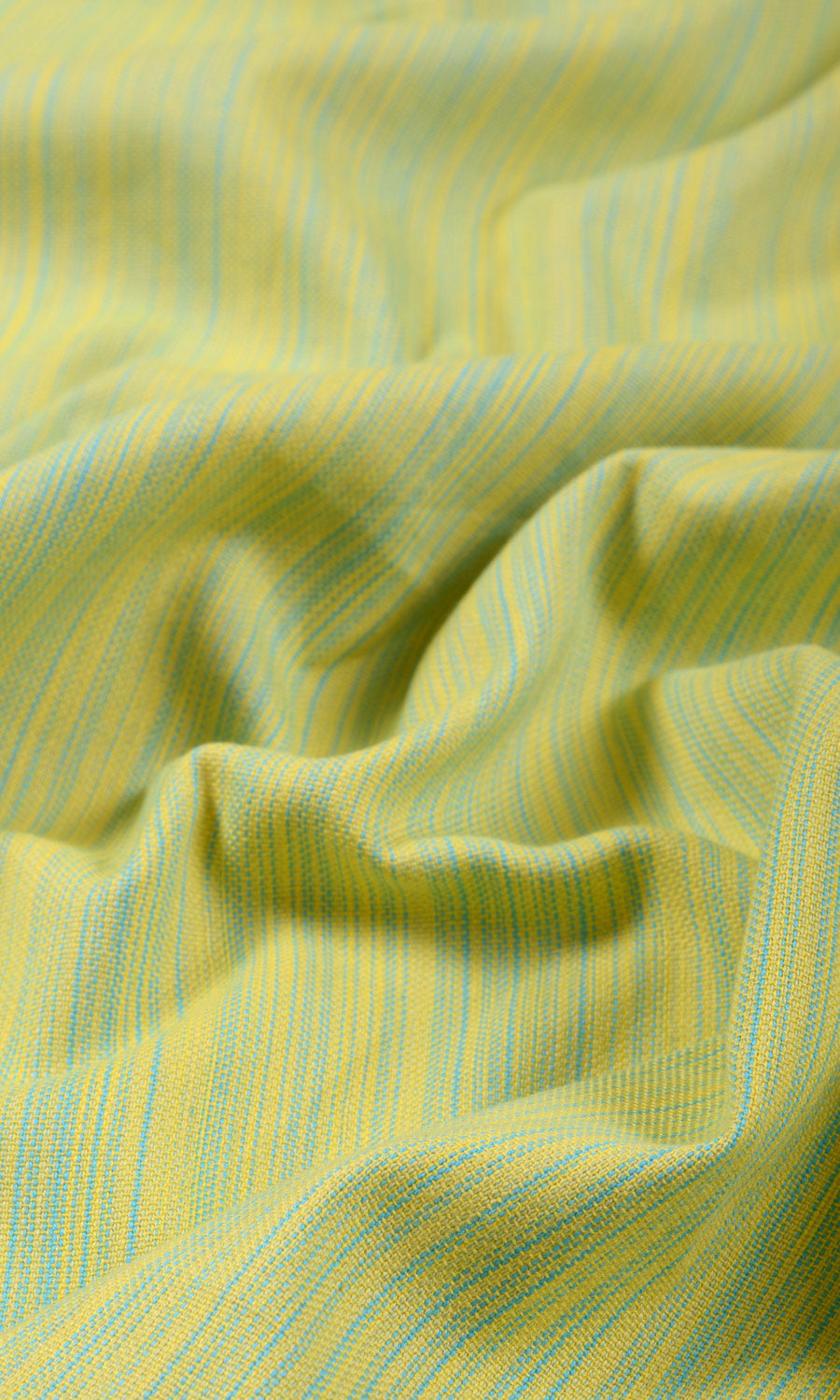 Cotton Free Fabric Material Sample (Yellow/ Light Green)