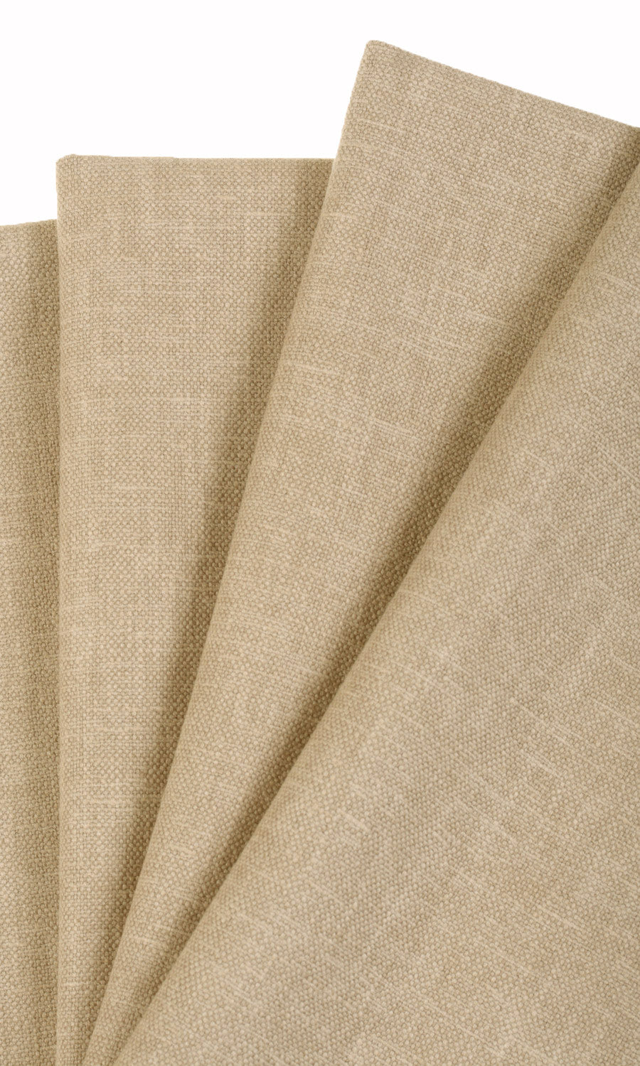 Linen Blend Home Textile Fabric Material By the Metre (Beige)