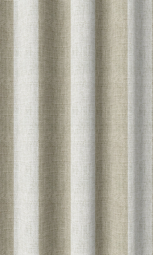 Striped Print Drapery (Beige/ White)