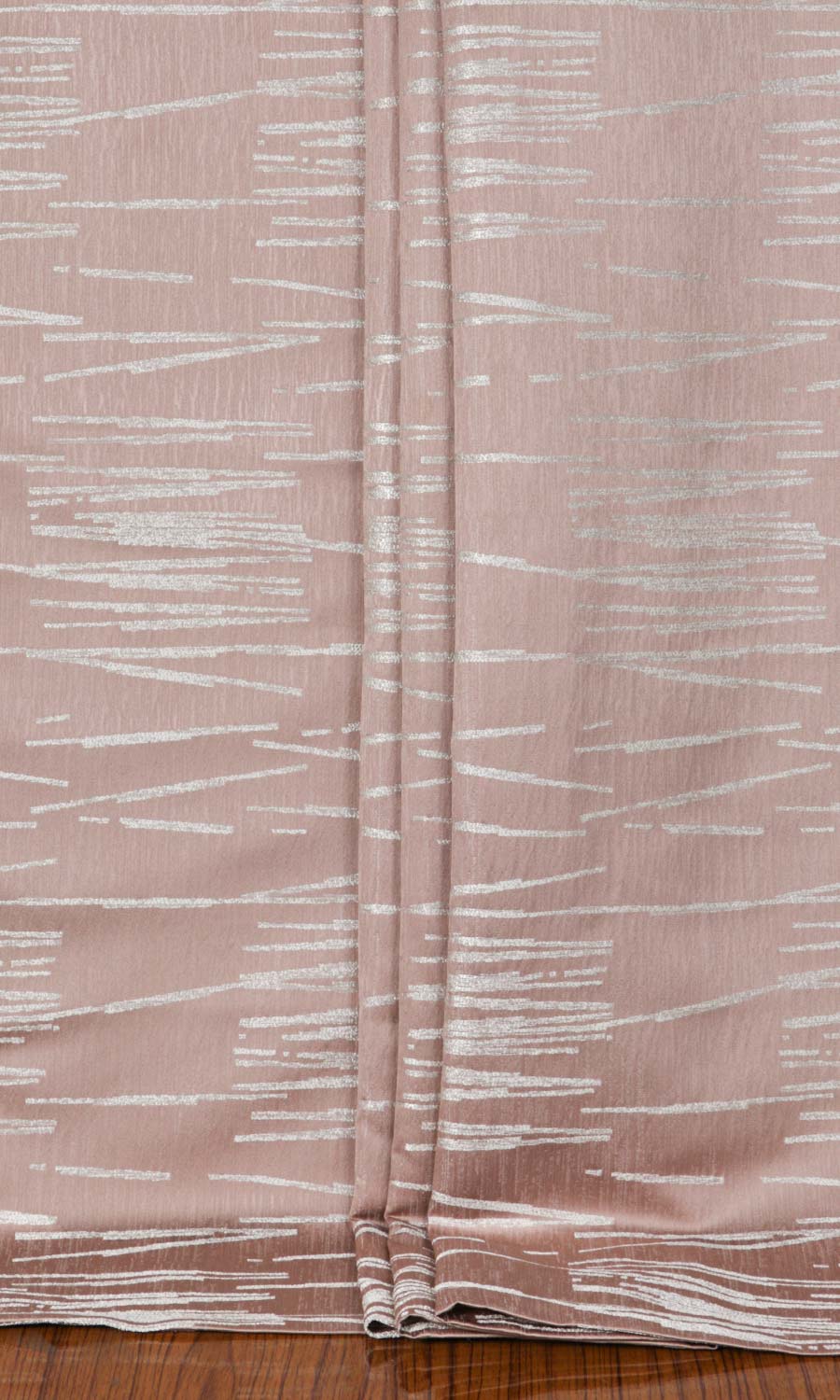 Abstract Patterned Window Treatments Fabric Sample (Blush Pink)