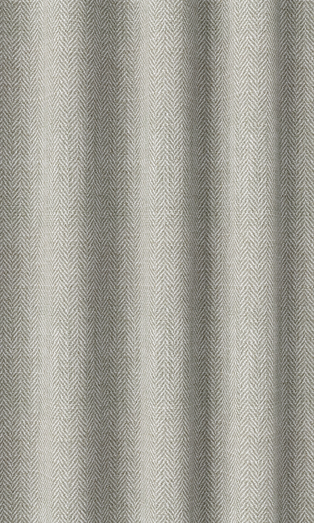 Herringbone Textured Home Décor Fabric By the Metre (Grey)