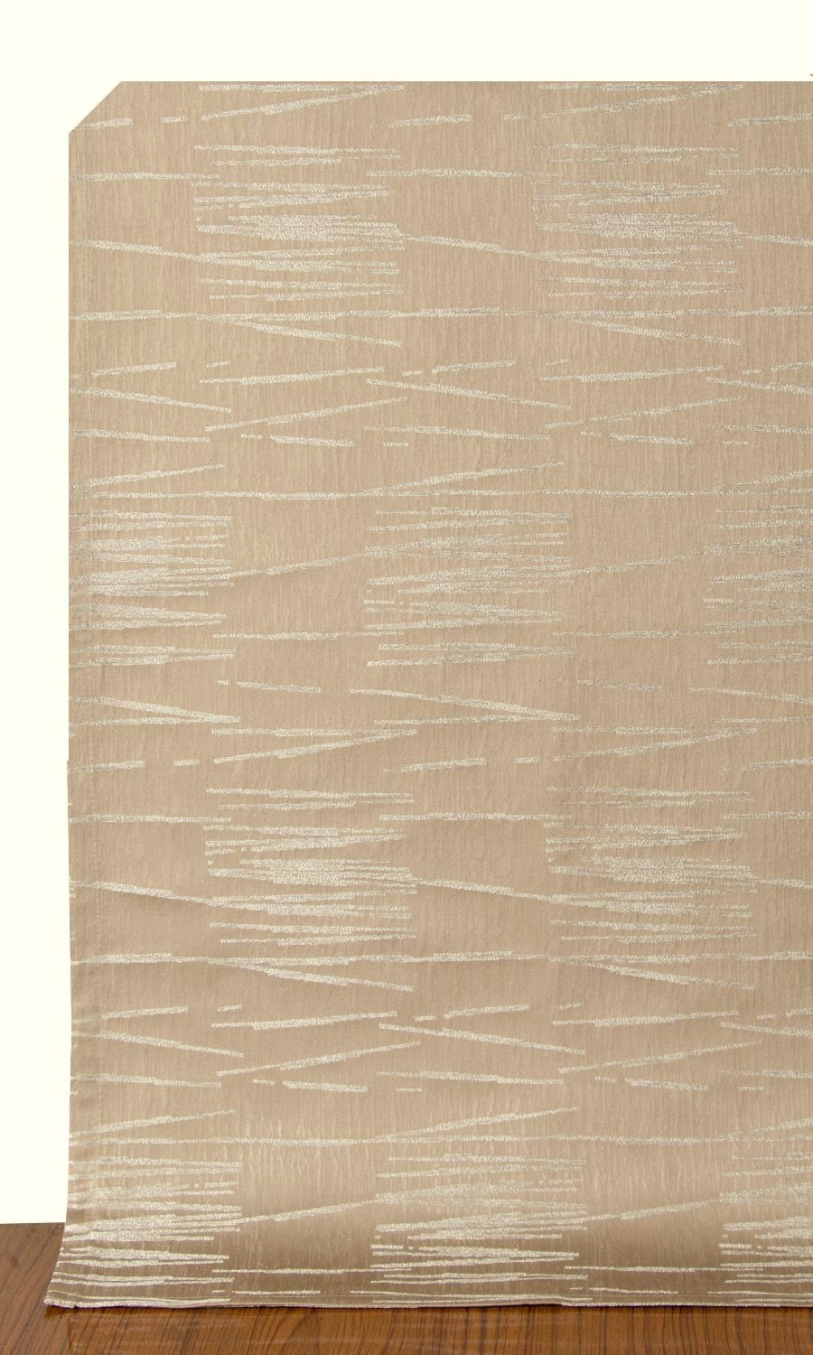 Abstract Patterned Window Treatments Fabric Sample (Pink-Beige)
