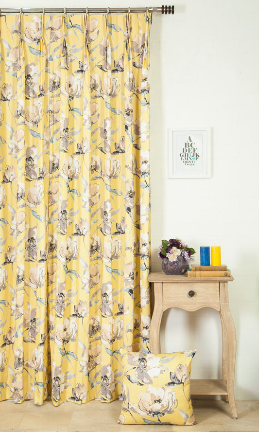 Yellow Custom Curtains