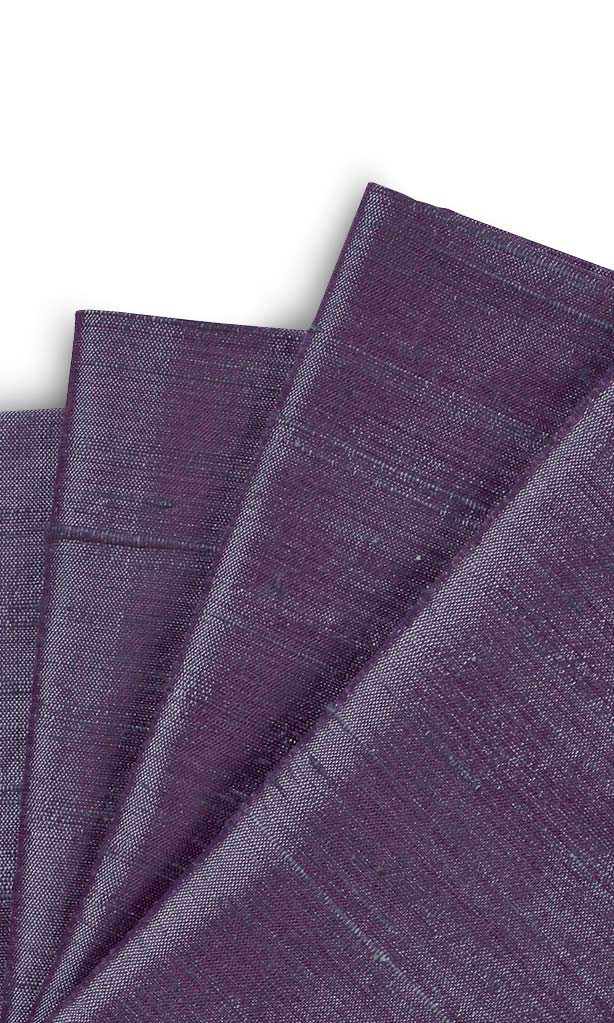 Dupioni Silk Window Treatments Fabric Sample (Purple)