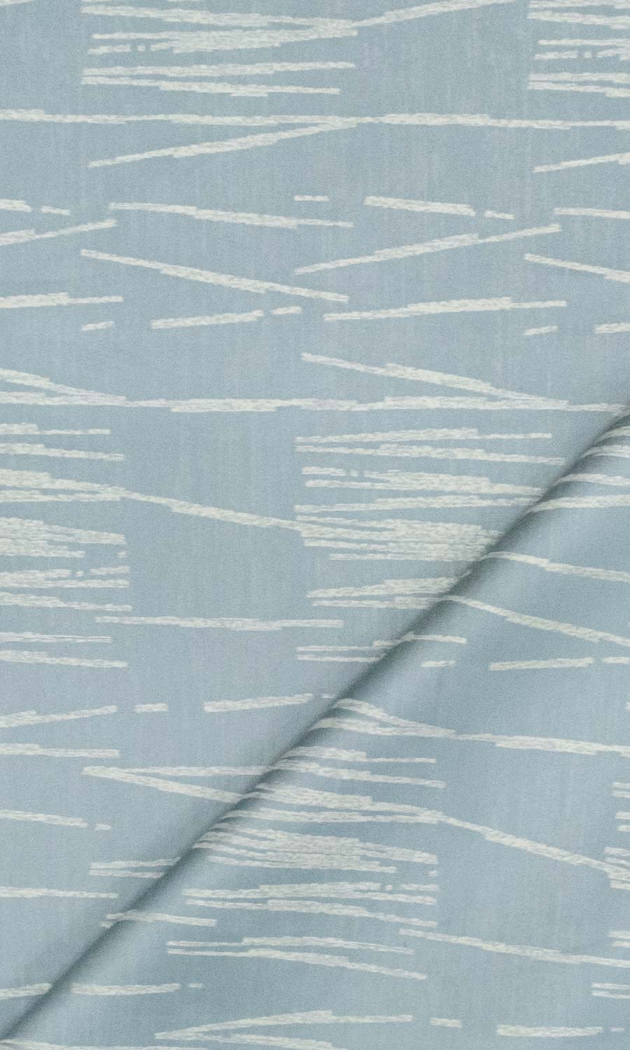 Abstract Patterned Fabric Material By the Metre (Light Blue)