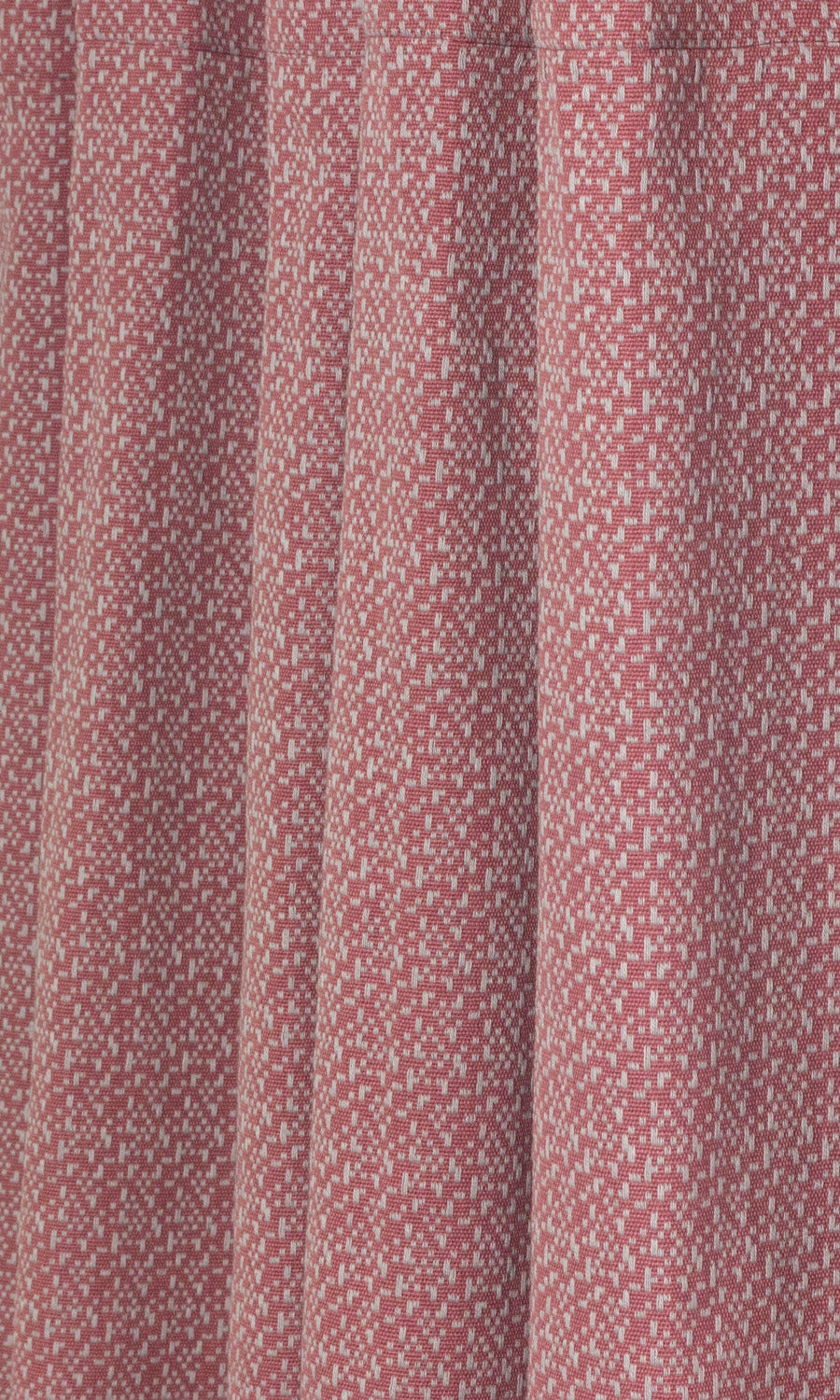 Cotton Window Treatments Fabric Sample (Pink/ Grey)