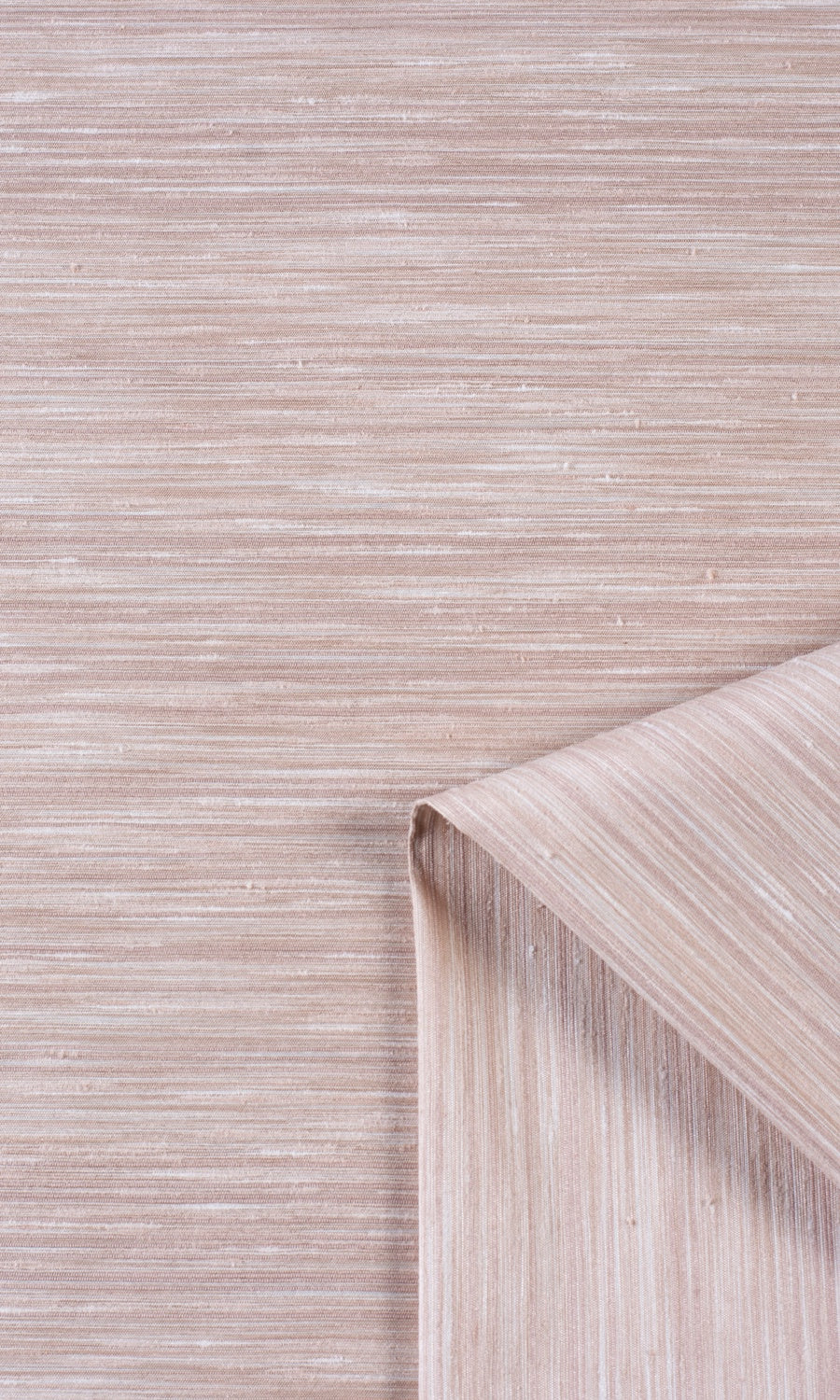 Textured Faux Silk Fabric Material By the Metre (Cavern Pink)