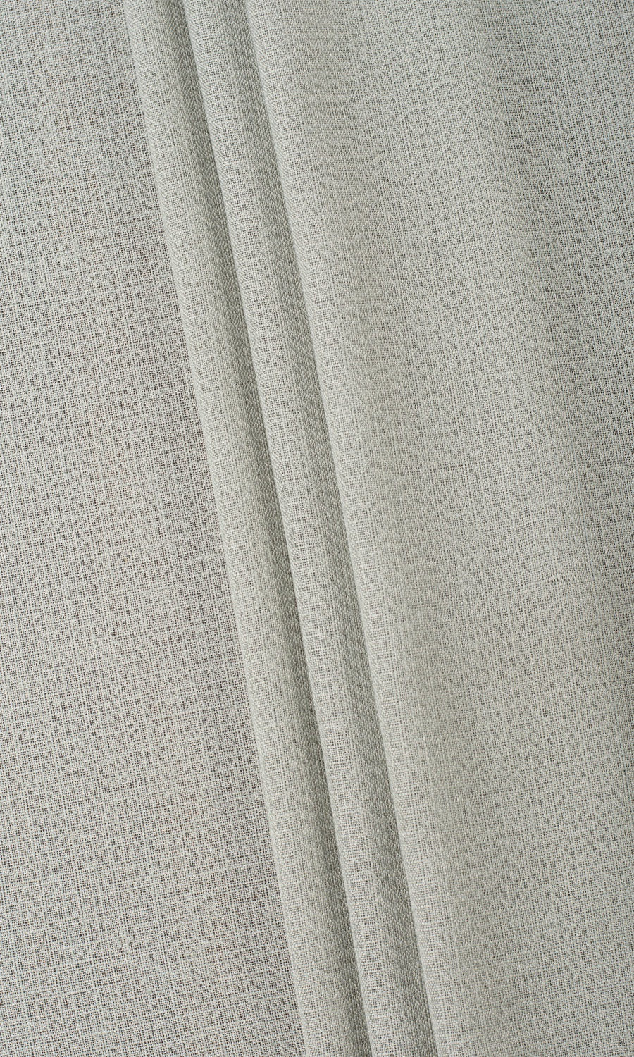Textured Sheer Home Textile Fabric Material By the Metre (Grey-Green)