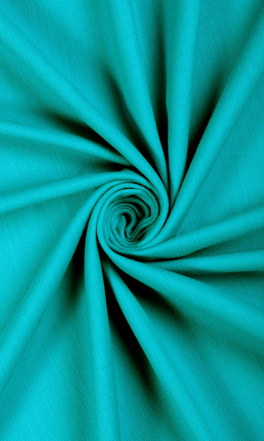 Textured Solid Cotton Home Décor Fabric By the Metre (Turquoise Blue)
