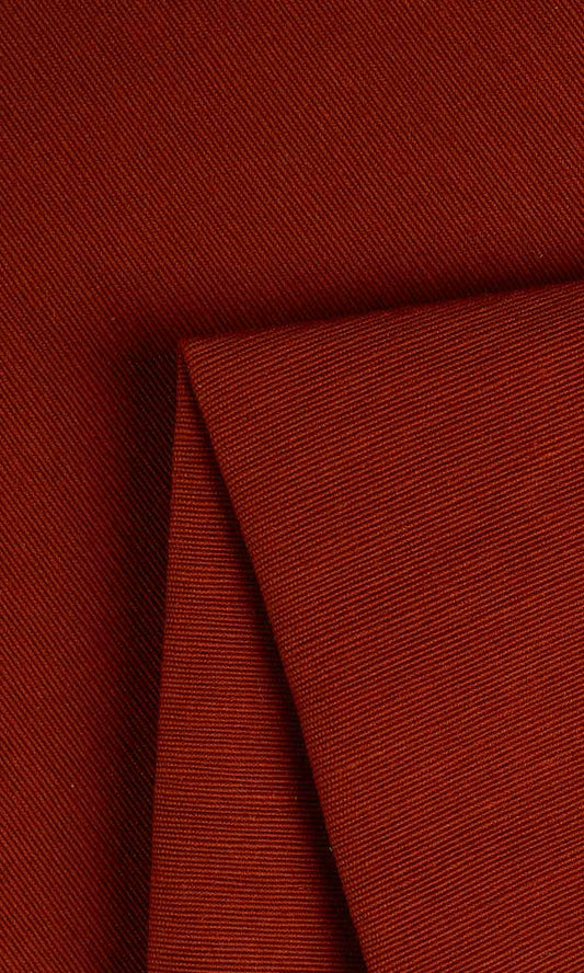 Cotton Home Décor Fabric By the Metre (Copper Orange)