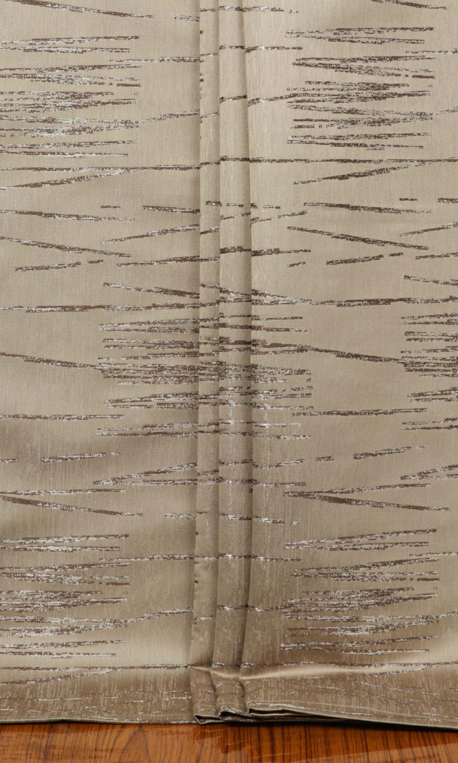 Abstract Patterned Free Fabric Material Sample (Mocha Coffee)