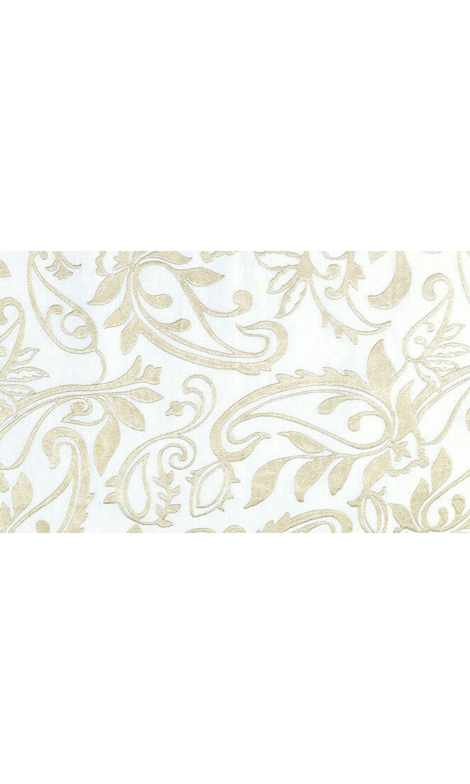 'Ravenna' Fabric Sample (White/ Ivory)