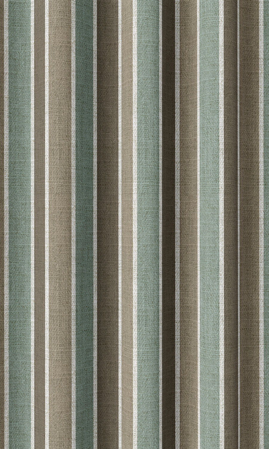 Geometric Print Home Décor Fabric Sample (Blue/ Brown/ White)
