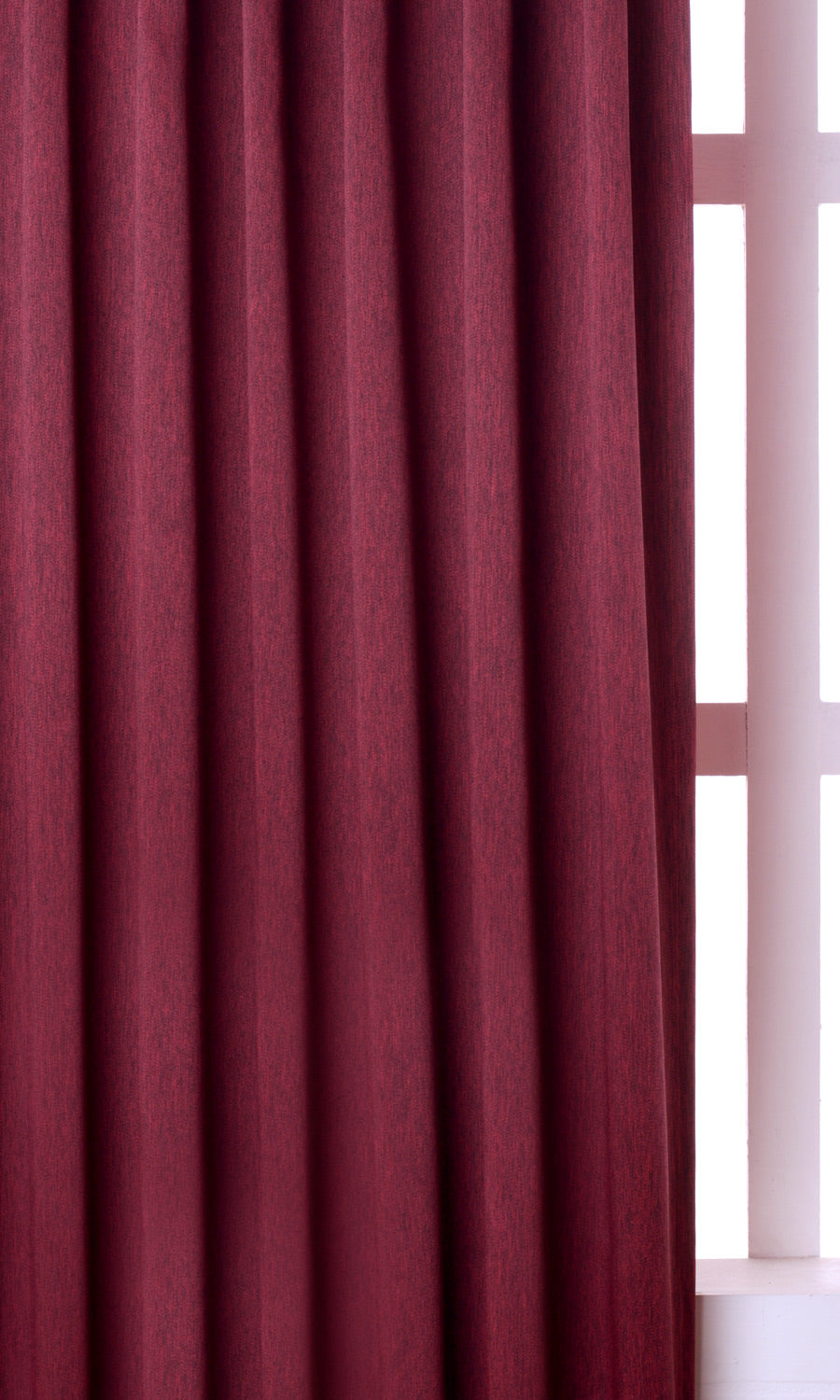 Blackout Home Décor Fabric Sample (Raspberry Red / Wine Purple)