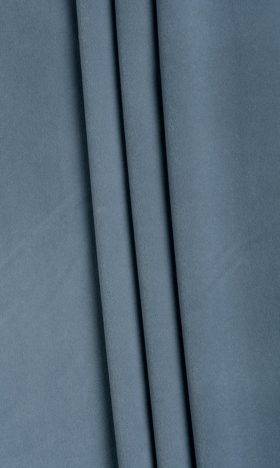 Velvet Free Fabric Material Sample (Grey/ Blue)