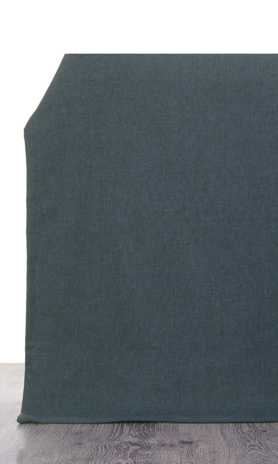 Linen-Blend Home Décor Fabric By the Metre (Deep Teal Blue)