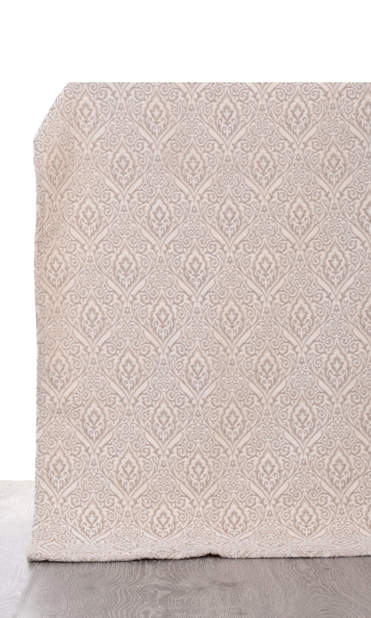 Velvet Curtains (Ivory/ Beige)