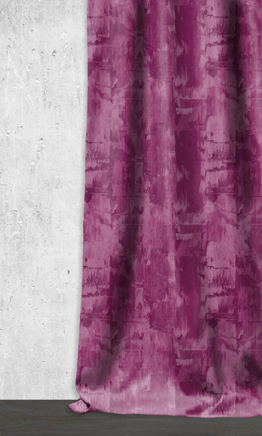 Dimout Striped Window Treatments Fabric By the Metre (Pink)
