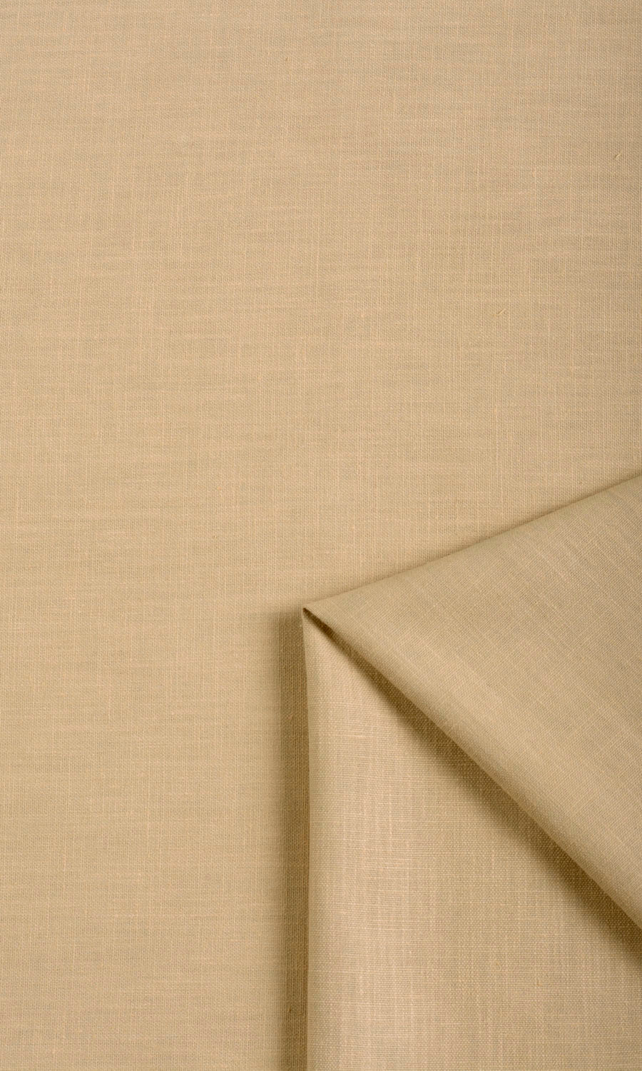 Poly-Cotton Fabric Material By the Metre (Mustard Yellow/ Wheat Beige)