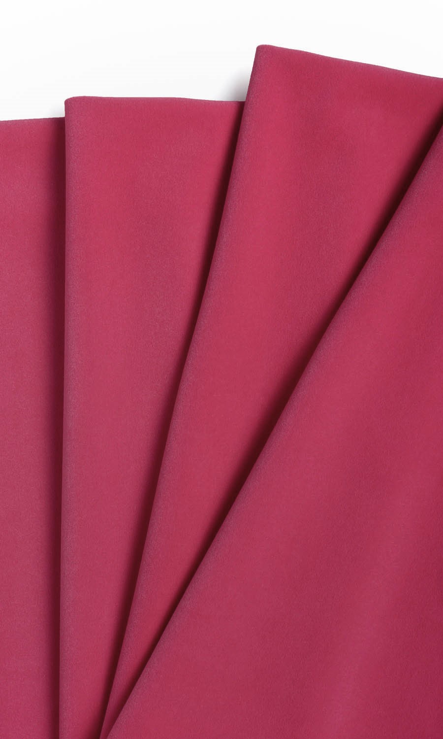 Velvet Home Textile Fabric Material Sample (Hot Pink)