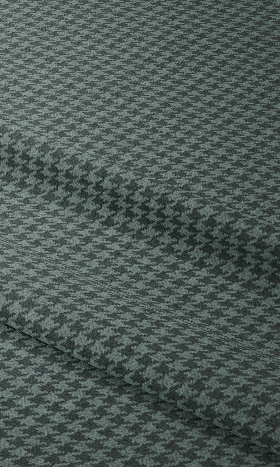 Houndstooth Patterned Home Textile Fabric Material Sample (Blue)