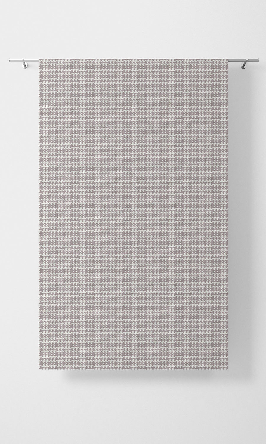 Modern Check Patterned Free Fabric Material Sample (Mauve)