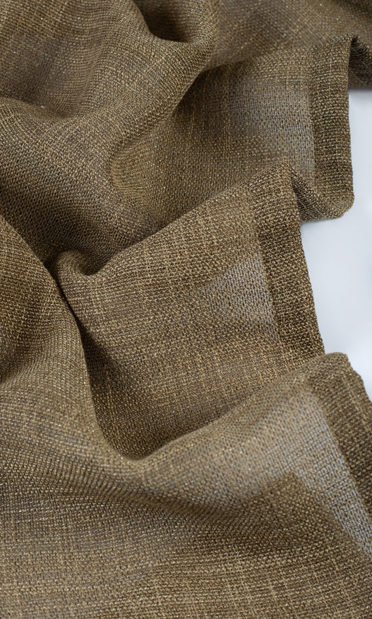 Textured Sheer Curtains (Cedar Brown)