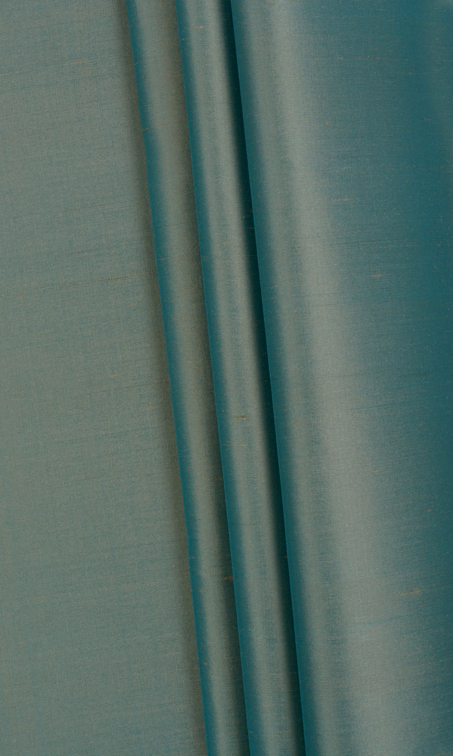 Shantung Silk Fabric By the Metre for Curtains & Drapes (Turquoise Blue)