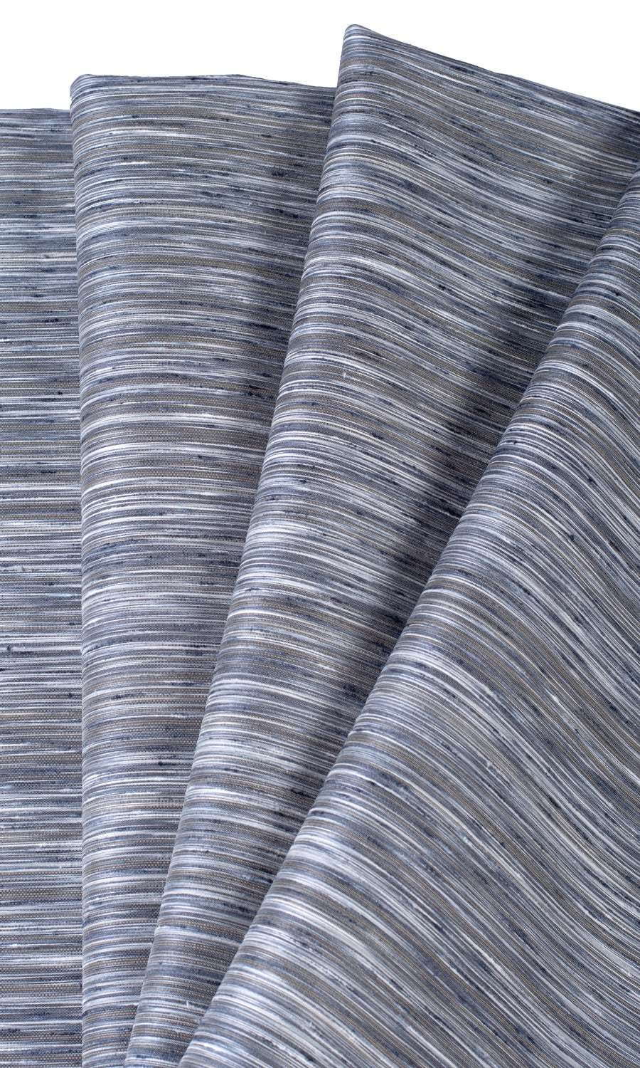 Faux Silk Fabric Material By the Metre (Grey/ Blue/ Black)