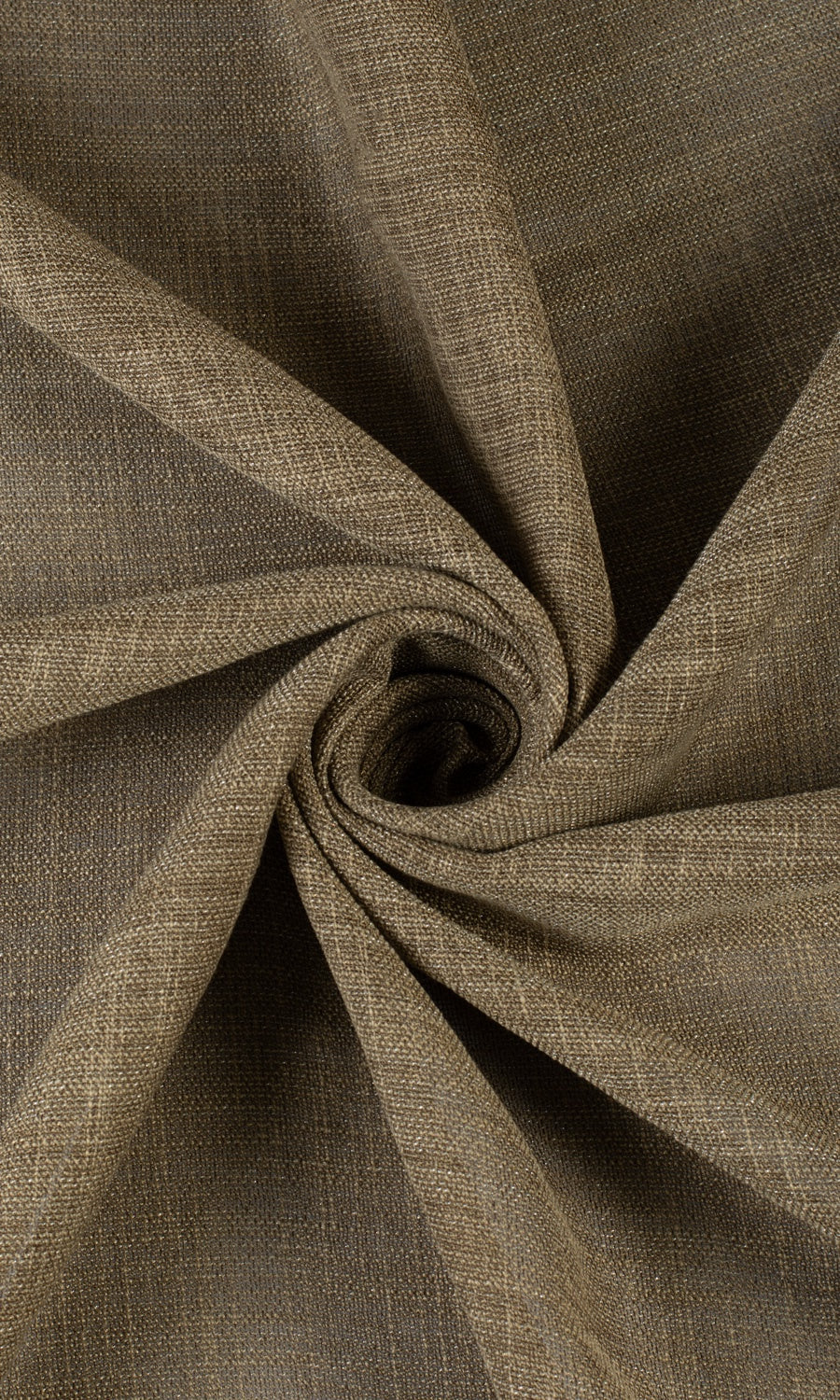Textured Sheer Home Textile Fabric Material By the Metre (Cedar Brown)
