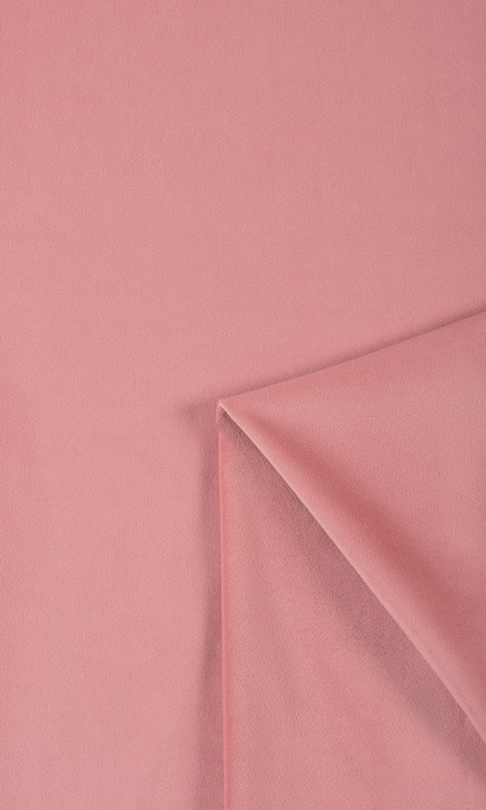Velvet Curtains (Coral Pink)