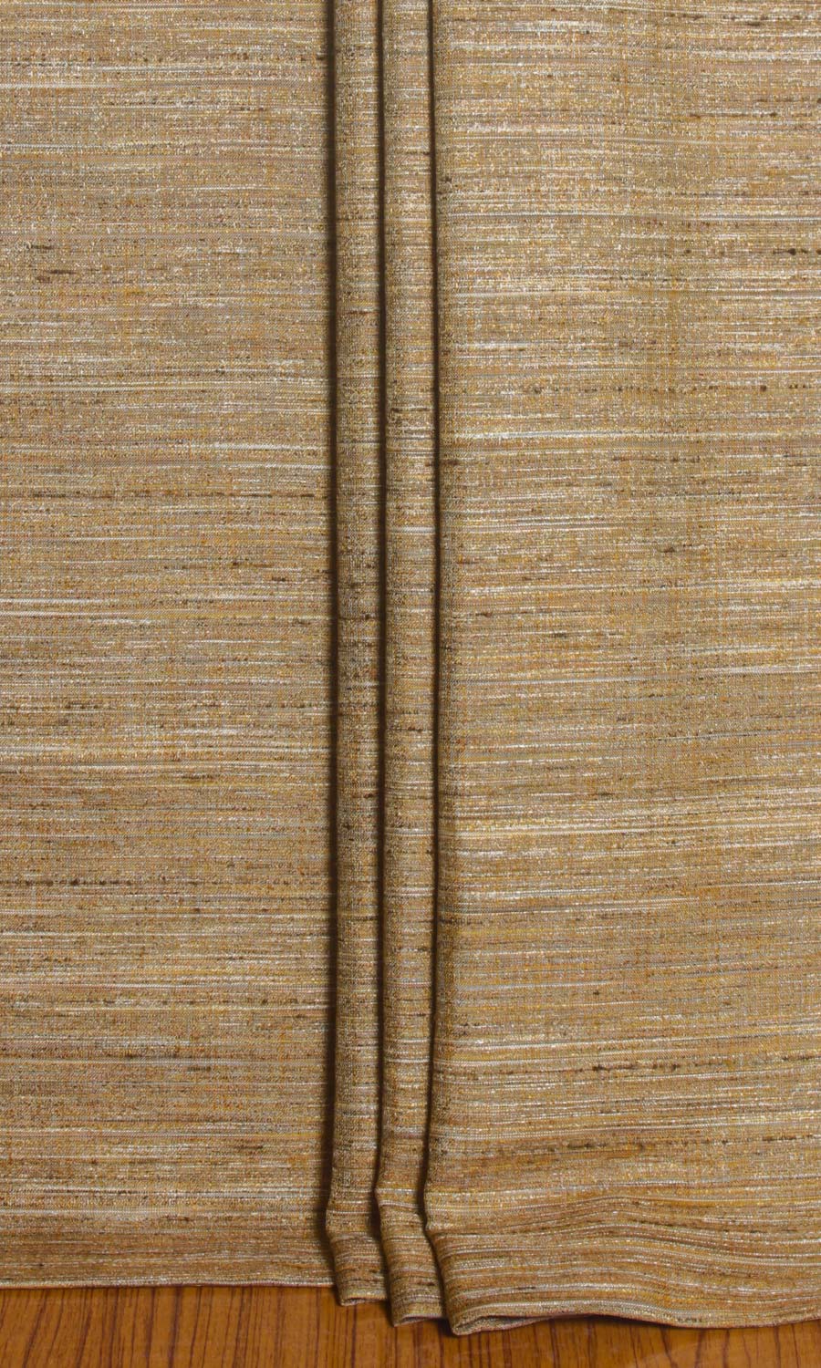 Textured Home Textile Fabric Material By the Metre (Golden Brown)
