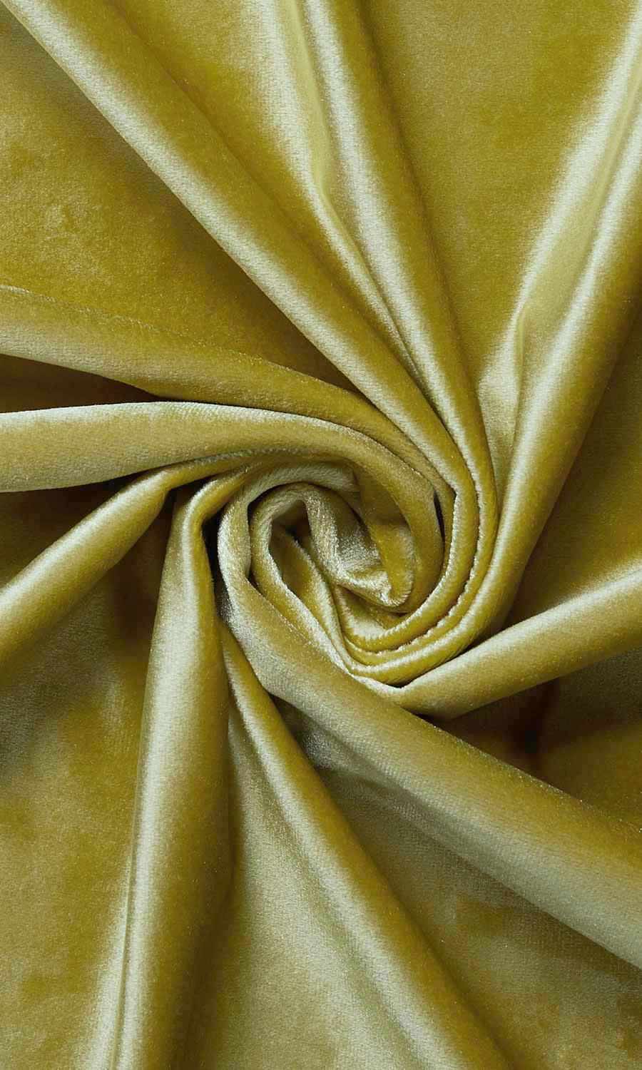 Velvet Home Décor Fabric By the Metre (Green)