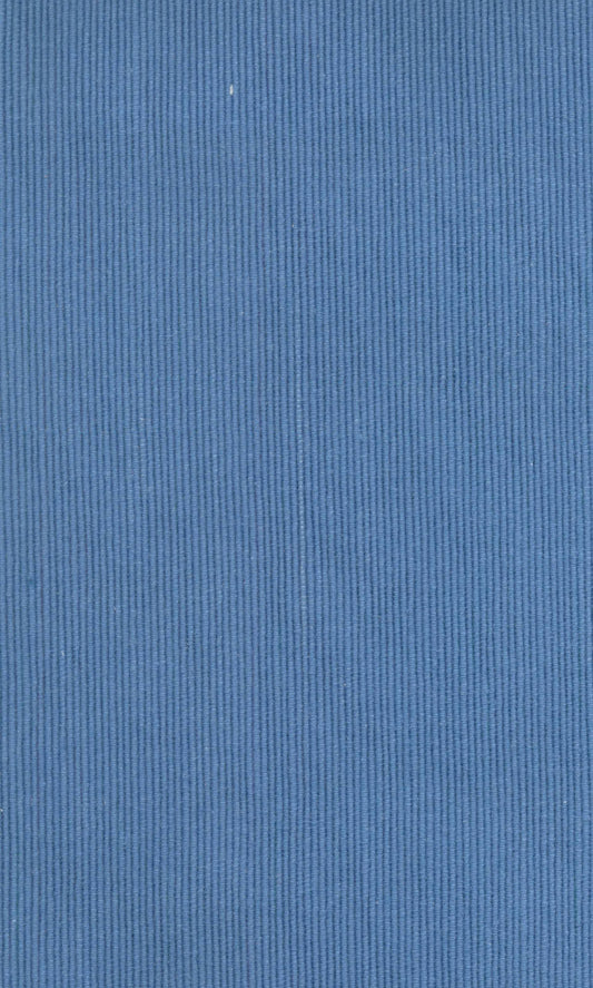 Cotton Curtain Panels (Plain Blue)