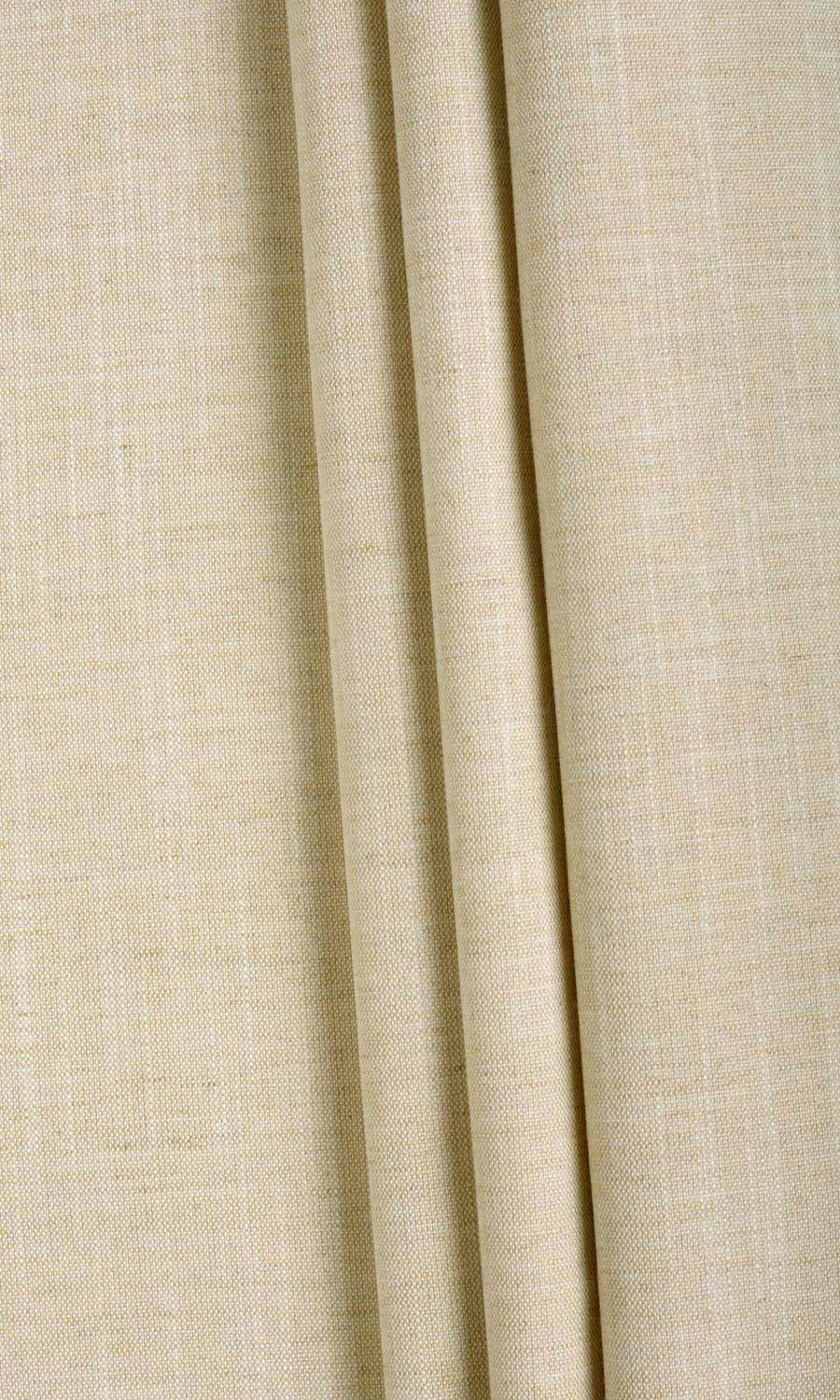 Plain Linen Texture Home Textile Fabric Material By the Metre (Pale Beige)