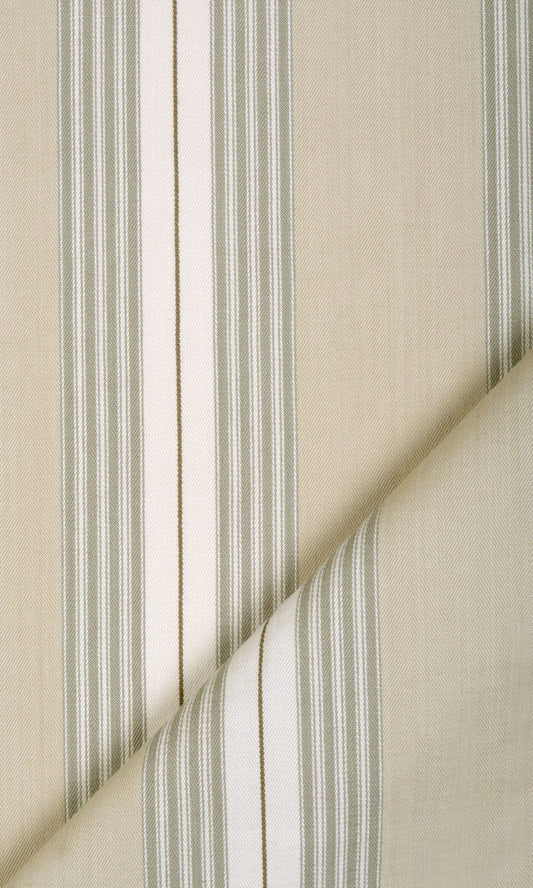 Cotton Home Décor Fabric By the Metre (Beige/ White)