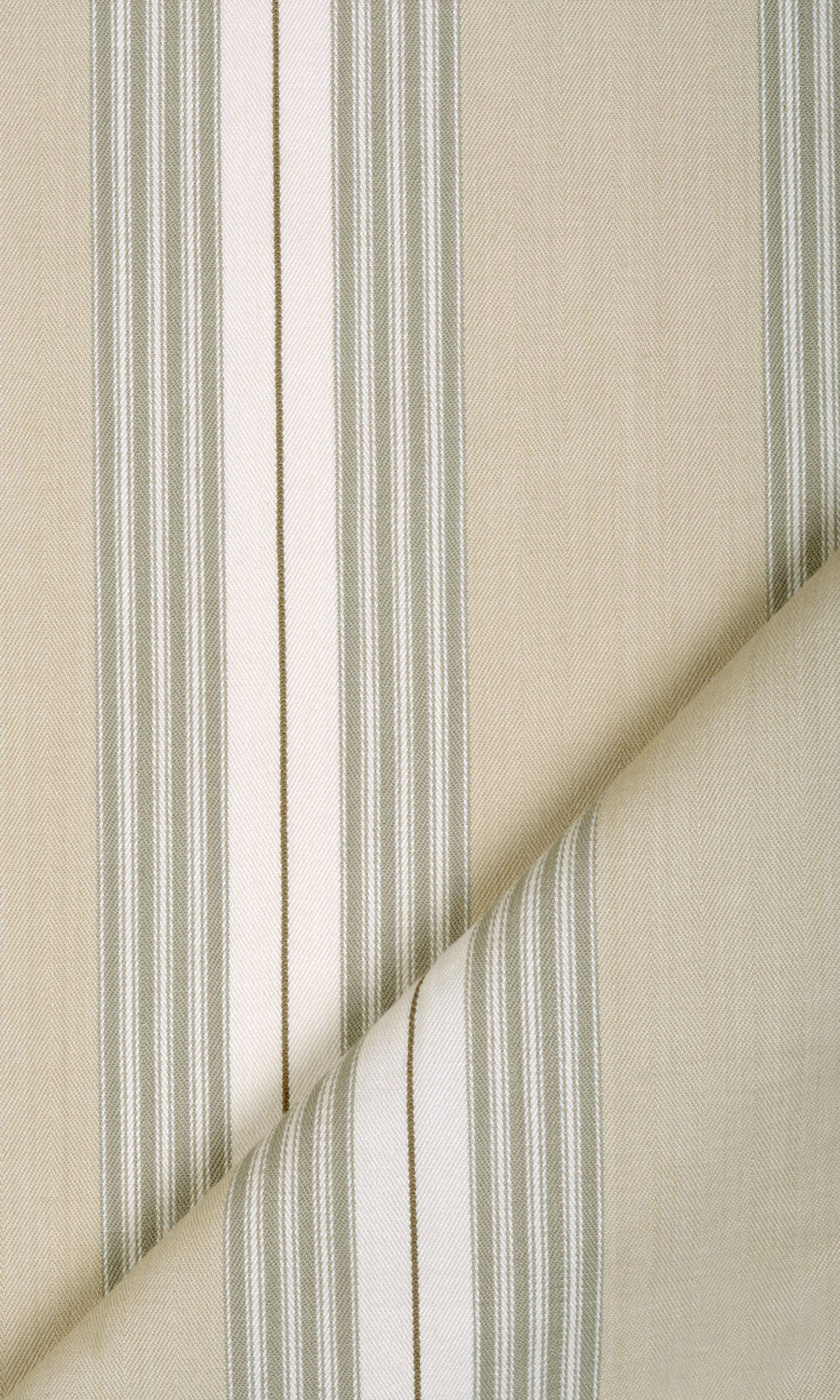 Cotton Home Décor Fabric Sample (Beige/ White)