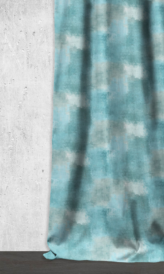 Dimout Curtain Panels (Blue)