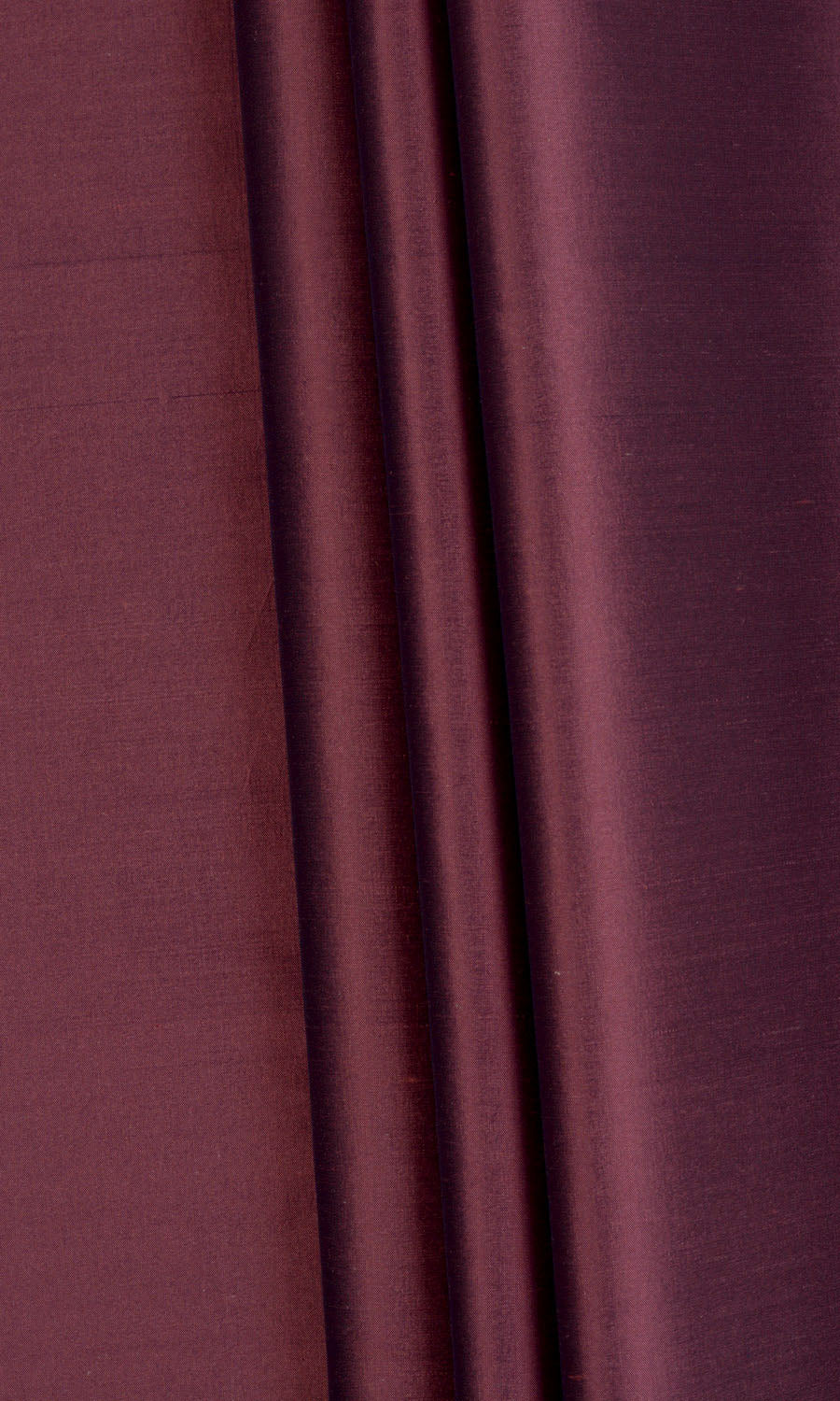 Shantung Silk Fabric By the Metre for Curtains & Drapes (Wine Purple)