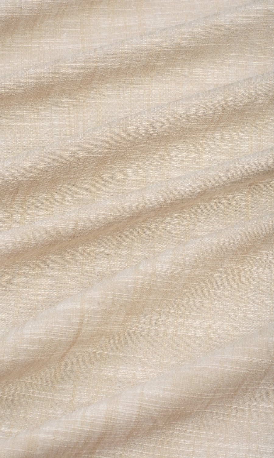 Linen-Textured Fabric By the Metre for Curtains & Drapes (Pale Beige)